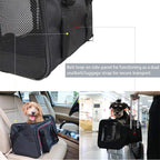 Fastingdog Pet Carrier Bag Side Ventilated Backpack Cat Pet Carriers Dog Travel Bag Airline Approved Transport for Small Dogs Cats Outgoing