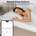 Smart Ring with Sleep Monitoring, Step Counting, Heart Rate, Blood Oxygen for iPhone and Android, No Subscription Fee, IP68 Waterproof Health Tracker