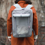 Fastingdog Cat Carrier Bags Breathable Pet Carriers Small Dog Backpack Travel Space Capsule Cage Pet Transport Bag Carrying For Cats