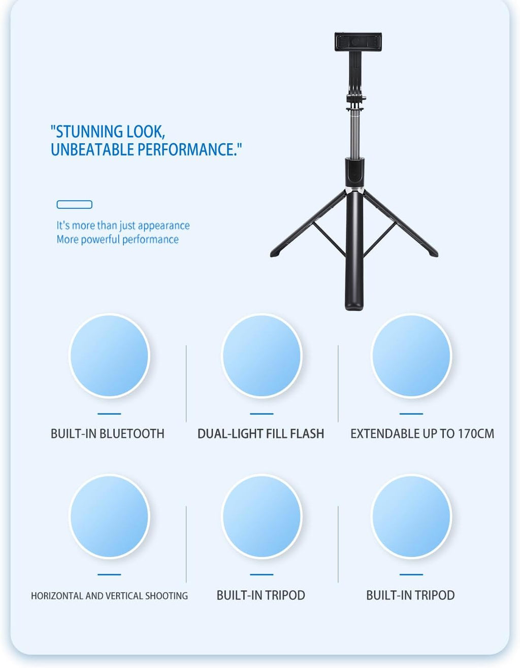 Selfie Stick,Phone Tripod Stand for Video Recording,Cell Phone Stand Content Creator Phone Holder with Remote for Travel (Dual lamp Selfie Stick with Remote, 67 inch)